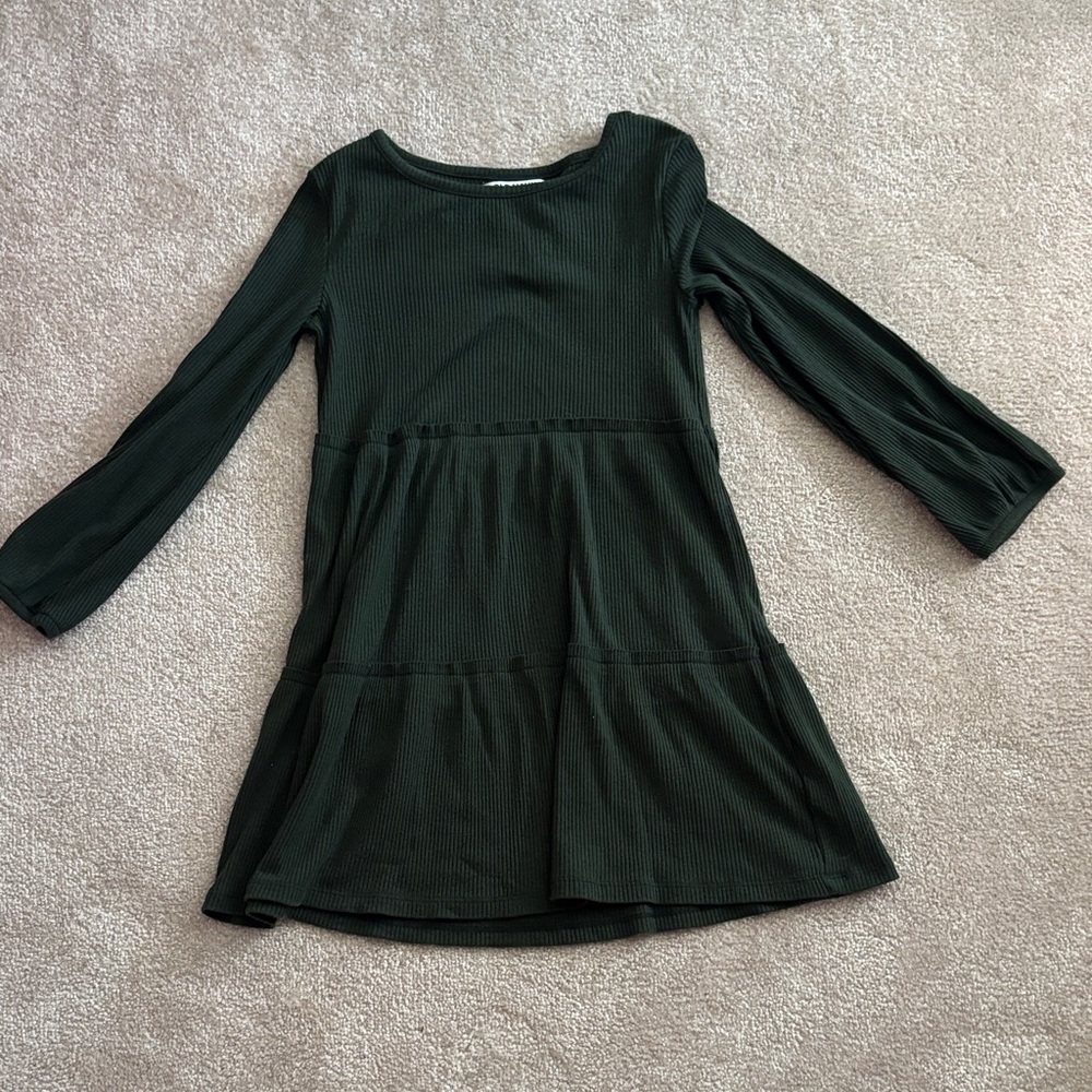 Old Navy Dark Green Kids Casual Dress